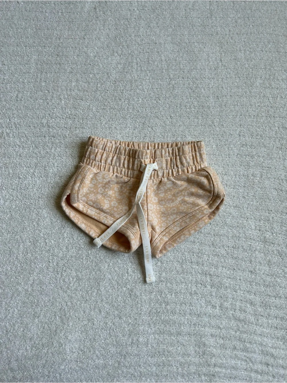 Jamie Kay Peach Floral Drawcord Shorts